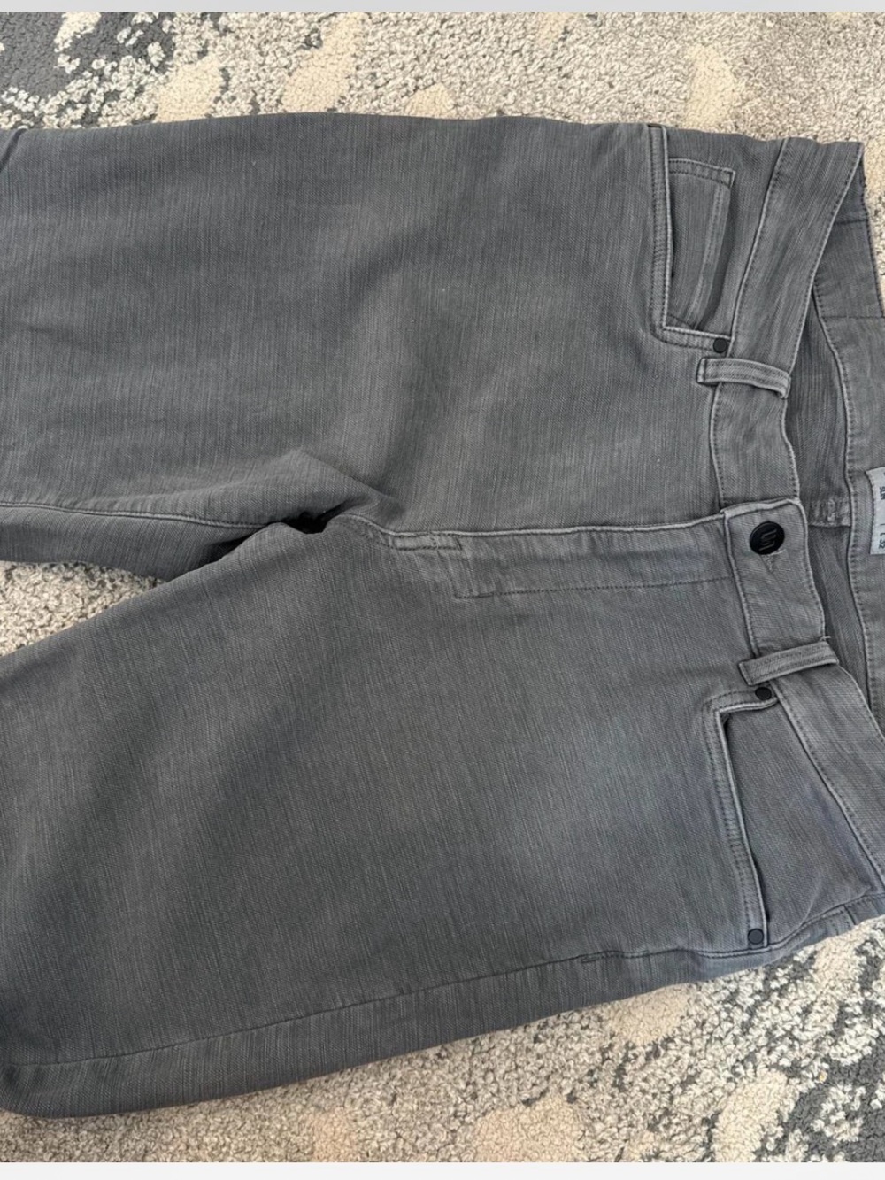 Gray Casual Stretch pants